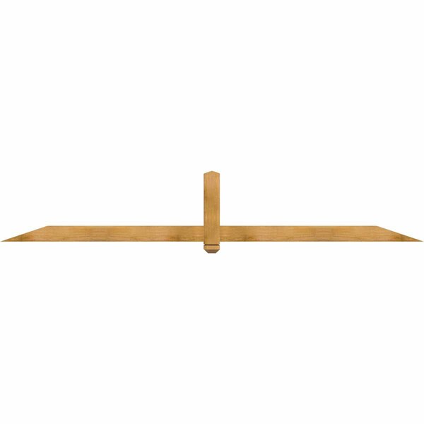 Ekena Millwork Eugene Rough Sawn Timber Gable Bracket, Western Red Cedar, 108"W x 18"H x 4"D x 4"F, 4/12 Pitch GBW108X18X0404EUG00RWR - main